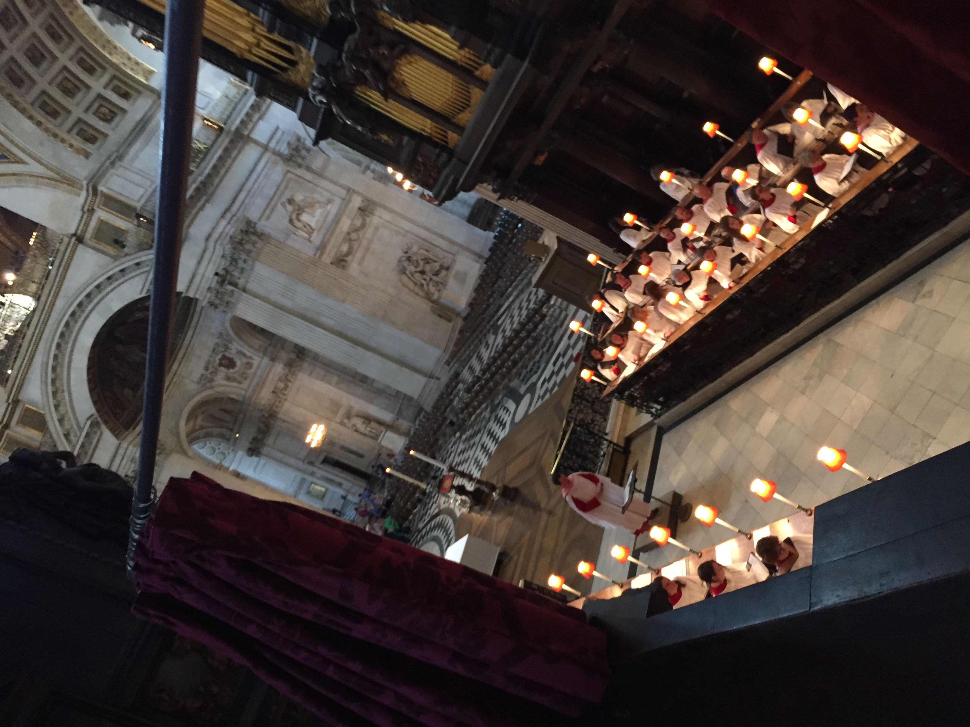 St Pauls from organ loft